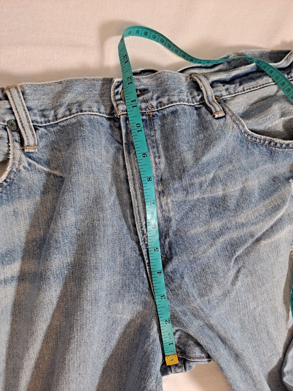 Polo Ralph Lauren Men's Jeans Size 40 x 32 Distressed Straight 100% Cotton - Picture 11 of 14